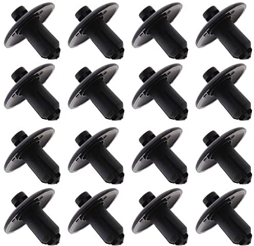 ECSiNG 30 Stück Radlauf Innenverkleidung Clips Auto Stoßstange Halter Verkleidung Karosserie Panel Clips 4D0807300 Kunststoff Kompatibel mit Audi Q3/Q5/Q7/A2/A4/A5/A8/S8/TT Schwarz