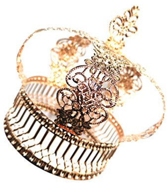 TOPBATHY Hochzeitstortenaufsatz Mit Krone König Kuchen Tiara Perlen-tiara-kuchenoberteil Prinzessin Kleid Kuchendekoration Für Die Babyparty Fondant Mini Zylinder Kind Kristall