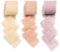 AOKSUNOVA 38mm Geschenkband Breit Schleifenband Rosa Chiffonband Dekoband Bänder für Hochzeit Dekorationen