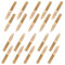 Zorveiio M4 Hanger Bolts, Length 1(25mm) Double Headed Bolts Self-Tapping Screw for Furniture