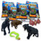 #sbabam Legends of Animal, Night Predators, Spielzeug ab 3 Jahre für Kinder, Gummispielzeuge mit Tieren wie Schlange und Löwe, 4er-Pack, Baby Geschenk Tiere Figuren