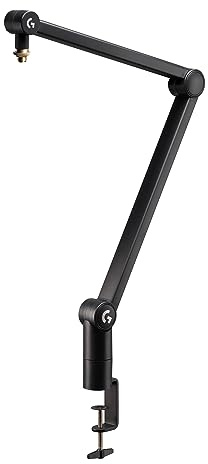 Logitech G Compass Premium Broadcast Boom Arm - Black