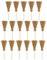 SEWACC 25st Kleiner Besen Witch Broomstick Feengarten Zubehör Mini Witch Hexenbesendekoration Diekleinehexe Zubehör Puppenhaus H? Puppenhaus Besen Mini- Stroh Miniatur Kind Kiefernholz