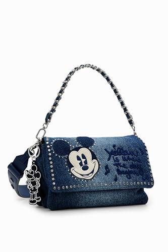 Desigual Women's Mickey RO Accessories Denim Across Body Bag, Blue