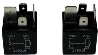2 PCS/SET SHLPDFM Black Air Suspension Compressor Relay Module 12V 70AMP YWB500220 Fits for Range Rover Discovery 3 4 5 2006-2014