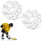 Schnürsenkel Gewachst,Profi-Schnürsenke,Flache Schnürsenke,Gewachste Eishockey-Schnürsenkel,Schlittschuh Schnürsenkel,Gewachste Schnürsenkel,Frostschutz Schuhschnüre,Für Hockey-Rollschuhe,244cm,Weiß