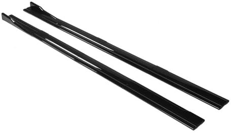 Auto Seitenschürze Auto-Seitenschweller Für SEAT Für Ibiza 6J 6L Für Leon 5F MK1 MK2 MK3 MK3.5 MK4 MK5 Verlängerung Rocker Splitter Diffusor Winglet Wing Auto Seitenschweller (Farbe : 2m Glossy Black