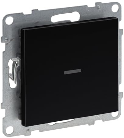 LEGRAND, SEANO with Netatmo Schalter mit Dimmeroption und N-Leiter, Montage in Hohlwanddose, HOME + CONTROL App, Smart Home, Schrauben oder Spreizkrallen, maximal 150 W, 230 V, 0,7 A, Schwarz, 765831