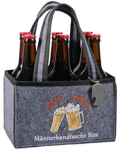 Anicy Lustige Bier Geschenke für Männer Geburtstag, Männerhandtasche Bier, Geburtstagsgeschenk für Männer, Personalisierte Geschenk Mann, Männergeschenke zum Geburtstag, Biergeschenke für Mann