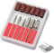 Nail Drill Bits,6 Pcs Professional Manicure Removal,Manicure,Pedicure,Home Use, Compact Nail Drill, Beginners Set(Made of Stainless Steel)