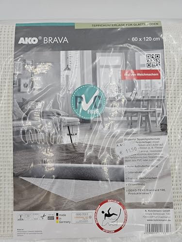 Teppichunterlage Antirutschmatte PVC-frei AKO (60x120cm)