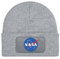 NIMAMA Mütze Beanie NASA Wintermütze Statement Spruch Print Geschenk Unisex Strickmütze für Herren & Damen - Hellgrau