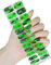 Glow In Dark Nails Art Stickers Halloween Nails Strips Full Nails Wrap Semi Cured Nails Strips Nails Art Decoration