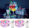 2 Stück LED Lichterkette mit Timer, 2M 20LEDs Farbige Lichterketten Batteriebetrieben, IP65 Wasserdicht, Innen/Außen Lichterkette für Weihnachten, Schlafzimmer, Party, Hochzeit, Baumdekoration