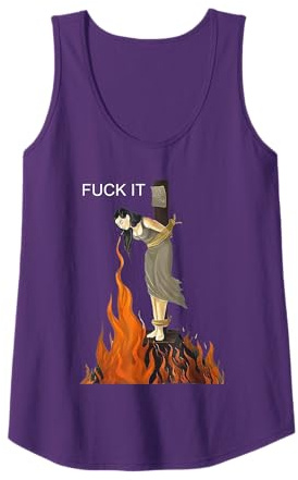 Fuck It - Hexe in Flammen Tank Top