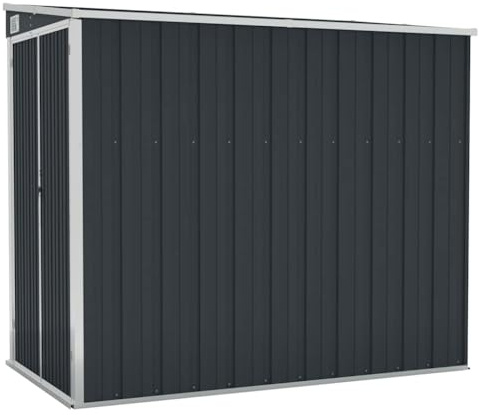 Genérico Cobertizo de jardín de Pared Acero galvanizado 118x194x178 cm,Casa y jardín,Jardín,Artículos de Exterior,Estructuras de Exteriores,Cobertizos,316223