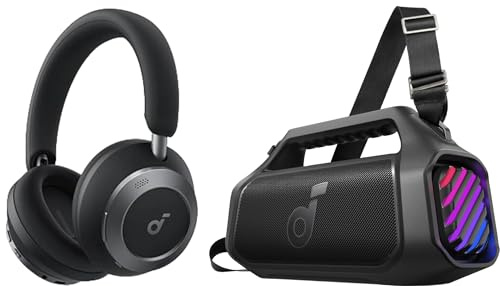 soundcore by Anker Boom 2 Plus Lautsprecher & Space One Pro Kopffhörer