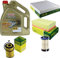 Filter Set Inspektionspaket 5 Liter Motoröl EDGE Titanium FST 5W-30 LL MANN-FILTER Innenraumfilter Kraftstofffilter Luftfilter Ölfilter