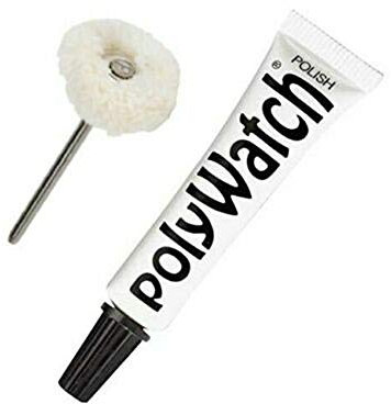 PolyWatch Outil de polissage en plastique pour montre avec cordon monté