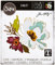 Thinlits Stanzformen-Set, Pinselstrich, Blumen, #3 von Tim Holtz, 5er-Pack