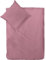 Decoper ® Mako-Satin Bettwäsche aus 100% Baumwolle | Atmungsaktiv & kuschelig weich | Farbe Rosenholz Rot | 2 teilig - 135 x 200 cm + 80 x 80 cm
