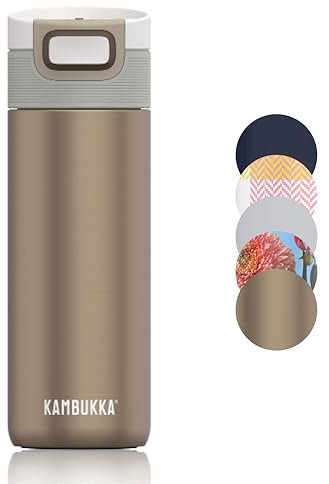 Kambukka - Trinkflasche Kinder - 400 ML - Wasserdicht - Flecken- und Geruchs-resistent - Langlebig und stoßfest - Spülmaschinenfest – Trinkflasche mit Strohhalm- Modell Lagoon Kiss A Frog