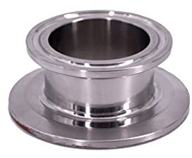 MYCZLQL 1pcs Tri Clamp Reducer Short Flange OD End Cap Reducing 1.5/2/ 2.5/3/3.5/4, SUS 304 Stainless Steel Sanitary Home Brew Beer (Size : 64mm-50.5mm)