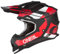 O'NEAL | Motocross-Helm | MX Enduro | ABS-Schale, Lüftungsöffnungen für optimale Kühlung | 2SRS Helmet SPYDE V.23 | Erwachsene | Schwarz Rot Weiß | Größe L (59/60 cm)