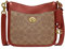 COACH Signature Chaise Crossbody 19, beschichtetes Segeltuch, Hellbraun, Hellbrauner Rost, Einheitsgröße