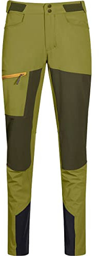 Bergans Damen Cecilie Mtn Softshell Hose, trail green-dark Olive green, S