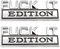 2x Fuck It Edition Emblem 3D Schutzblech Abzeichen Abzeichen Aufkleber für Autos LKW Motorräder Gepäck Kühlschränke(Silberfarben)