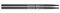 Techra Black Diamond 5A Drumsticks aus Kohlefaser, vibrationsdämpfend, bieten mehr als 10 Mal längere Haltbarkeit im Vergleich zu Holzstöcken.