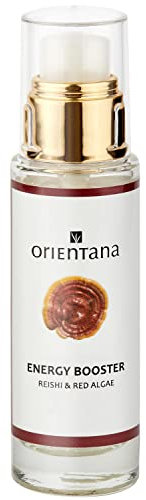 Orientana - Natural Face Energy Booster | Reishi & Rotalgen | Vegane Glow Tagescreme | Anti-Aging | Perfekt für müde Haut | Straffend & Hydrating | Alle Hauttypen – 30 ml