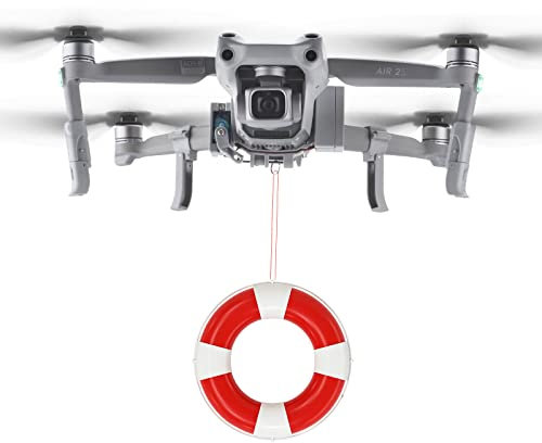 BRDRC AIR 2S Payload Airdrop System, rilascio di trasporto con carrello di atterraggio, lanciatore di fedi nuziali, clip per esche da pesca, kit di salvataggio pubblicitario per DJI Mavic AIR 2 2S