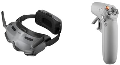 DJI Goggles Integra - Lightweight and Portable FPV Goggles, Integrated Design, Micro-OLED Screens & RC Motion 2 - Immersive Smart Controller, Multidirectional Operation