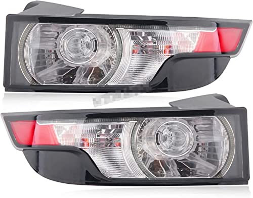 ZILOOK Auto Rücklicht Komplettsets Für Land Range Rover Evoque L538 2011-2015, Wasserdicht Reflektorlicht Bremslichter Rückfahrscheinwerfer Nebelschlussleuchten,Right Passenger Side