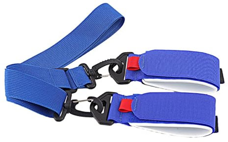 Ronyme Skiträgergurt Skigurt Verstellbarer Nylon-Schulterträger Lash Snowboard-Tragegurt für Skateboard-Skizubehör, Blau