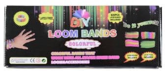 Loom Bands Colorfull DIY - Herstellung von Armbändern - Webrahmen - 600 Gummibänder