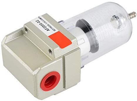 Aramox Air Filter Compressor, Replacement AF2000-02 1/4 Inch Particulate Air Filter Compressor Water Moisture Trap Cleaner