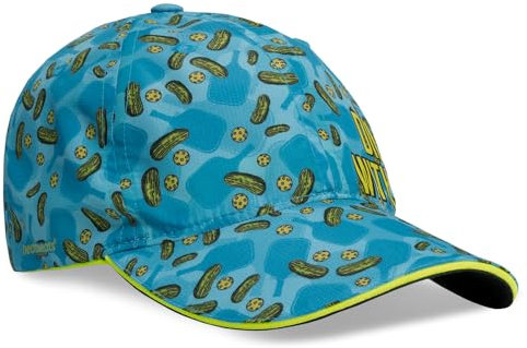 Headsweats Podium Baseballkappe, Blau/Dill mit It, Einheitsgröße