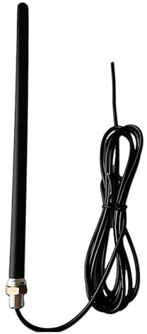 Mulcort Antenna esterna 433 MHz, telecomando estraibile, distanza fino a 200 metri, porta del garage, cancello, amplificatore di segnale antenna, spina SMA GSM, GPRS, antenna Omni, ricevitore