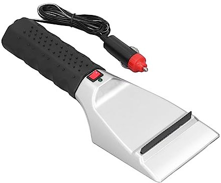 Yctze Beheizter Bildschirmschaber, 12 V, Automatisch Beheizter Schnee, Elektrische Windschutzscheiben-Eiskratzer für Autos, LKWs, SUV. Elektrischer Schneeschaber