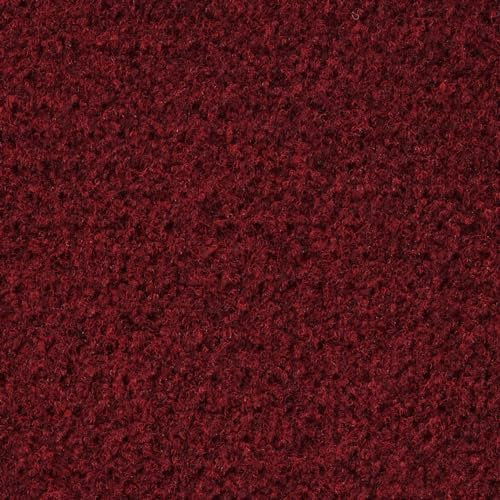 Rasenteppich rot Meterware in 1,33, 2 und 4 m Breite Kunstrasen mit Drainage Noppen wasserdurchlässig ideal für Balkon