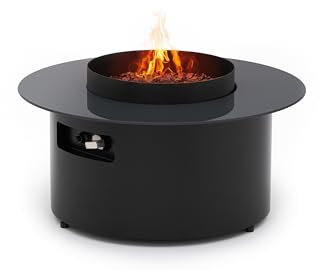 Planika Dot Gas Feuer Tisch - Feuerschalen für den Garten, Tischfeuer Outdoor, Terrassen Heizstrahler, mit Funktionalem Design, Dauerhafter Keramikoberfläche, Einfacher Flammenregelung
