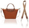 DOMAT Crossbody Tote Bag für Frauen Männer, Große Kapazität Top-Griff Tasche, Nylon Reisetasche mit Zwei-Wege-Verschluss, Schulter Geldbörse mit verstellbarem Riemen (Braun (Medium Size))