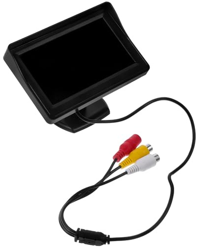 OSOLADY Monitor LCD 4.3 Pollici per Auto Telecamera Schermo per per Veicoli e Camion Display per Visione Posteriore Monitor Portatile per Sicurezza Guida