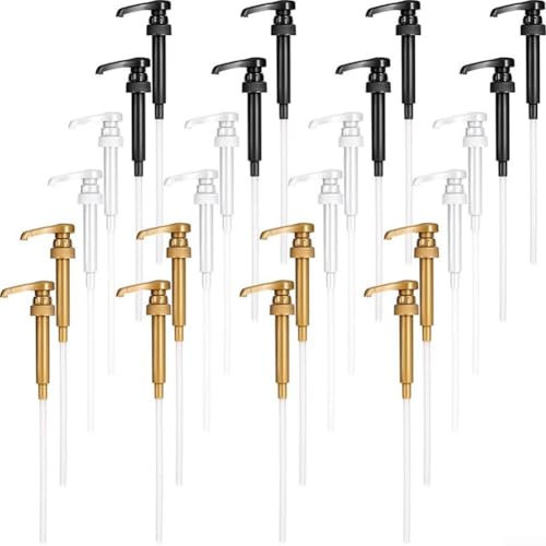 Pompe à sirop pratique 10 CC avec pression manuelle pour une compatibilité 28/400 (blanc)