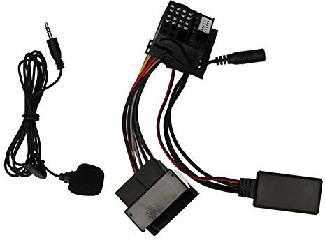 Auto RD4 BT Freisprechadapter Musik AUX Kabelbaum Kabel Telefonanruf Mikrofon Ersatz für Peugeot