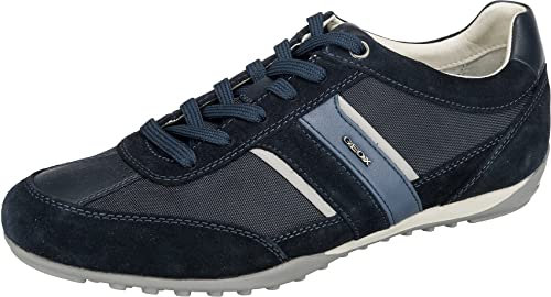 Geox U Wells C, Sneakers Hombre, Azul Dk Navy, 46 EU