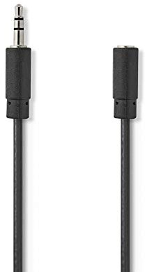 NEDIS Stereo-Audiokabel | 3.5 mm Stecker | 3.5 mm Buchse | Vernickelt | rund